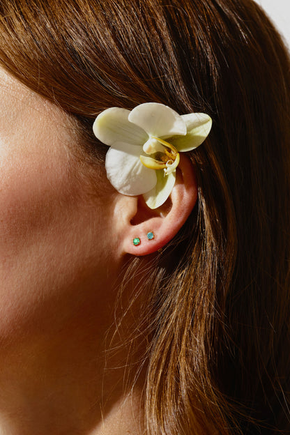 Ohrstecker mit Smaragden aus 18K Gold